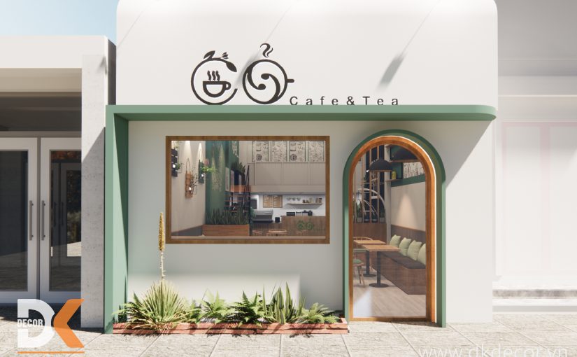 Thiết Kế Quán Cafe Mặt Tiền