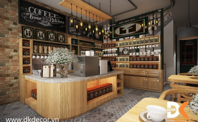 Thiết Kế Quầy Pha Chế Trà Sữa