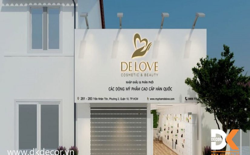 Thiết Kế Bảng Hiệu Mỹ Phẩm