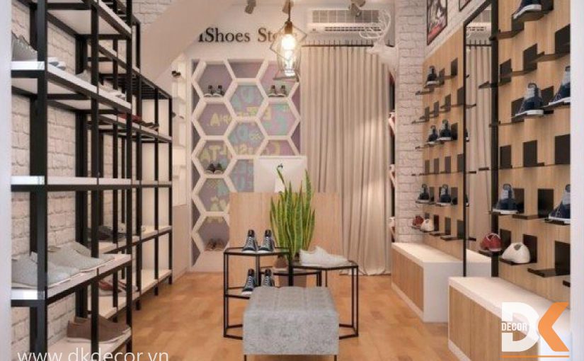 Mẫu Thiết Kế – Trang Trí Shop Giày – Dép Đẹp Và Hiệu Quả