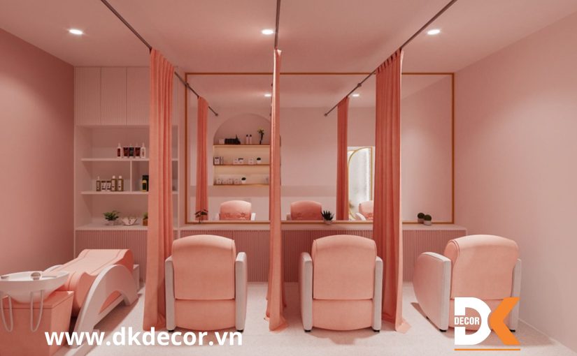 Mẫu Thiết Kế Salon Tóc Kết Hợp Spa Mini Hiện Đại, Chuyên Nghiệp 2024