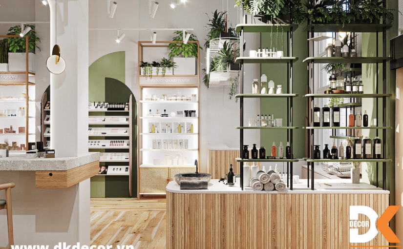 Đơn Vị Thi Công Shop Mỹ Phẩm Uy Tín Tại Bình Dương