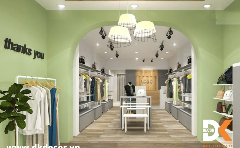 Thi Công Thiết Kế Shop Quần Áo Nhỏ Tiện Lợi Tại Hooc Môn