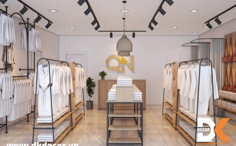 Thi Công Shop Quần Áo Trọn Gói, Miễn Phí Thiết Kế