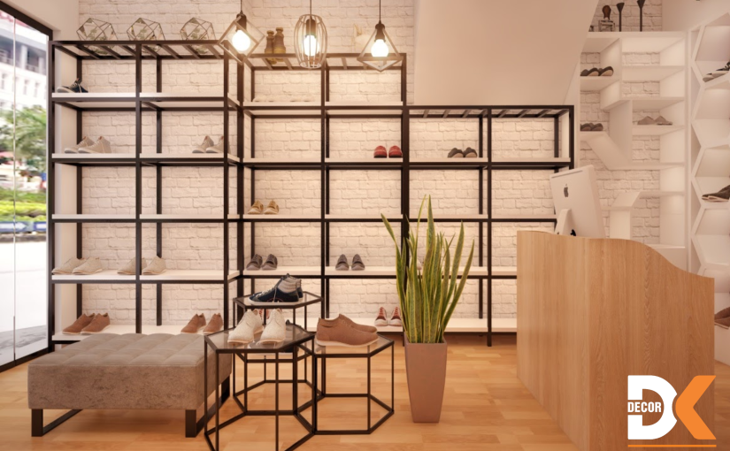Ý Tưởng Thiết Kế Thi Công Cửa Hàng Bán Giày Thể Thao