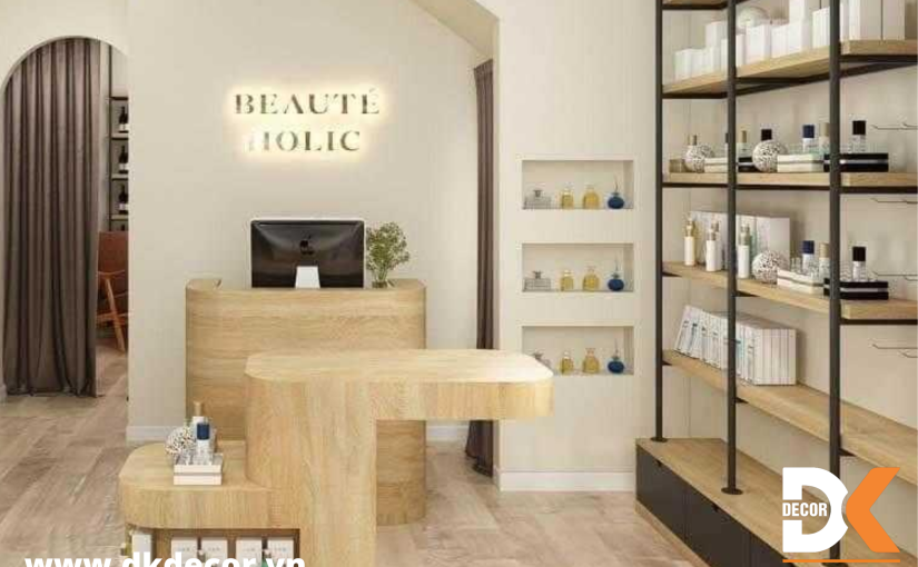 Thiết Kế Thi Công Cửa Hàng Mỹ Phẩm Hiện Đại Tại Thủ Đức