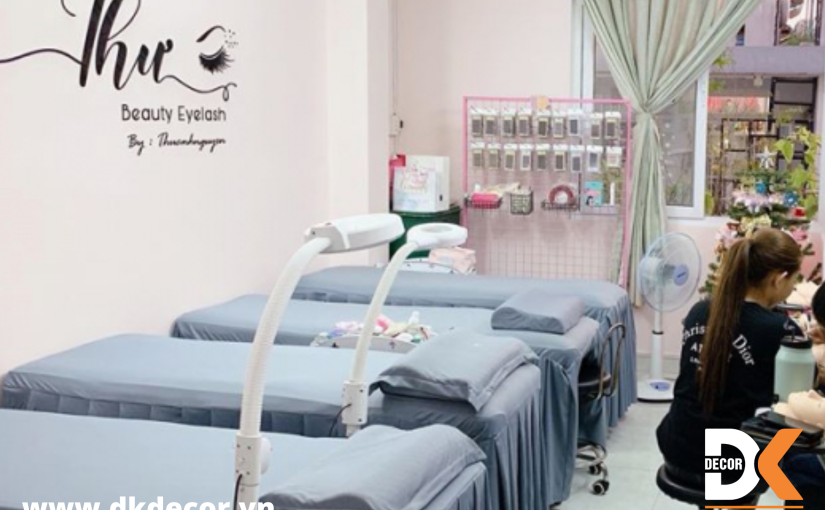 Trọn Gói Thi Công Tiệm Nối Mi Nhỏ Đẹp Giá Rẻ HCM