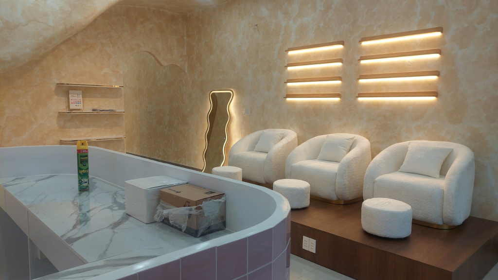 Đơn vị thiết kế tiệm nail uy tín quận Tân Phú