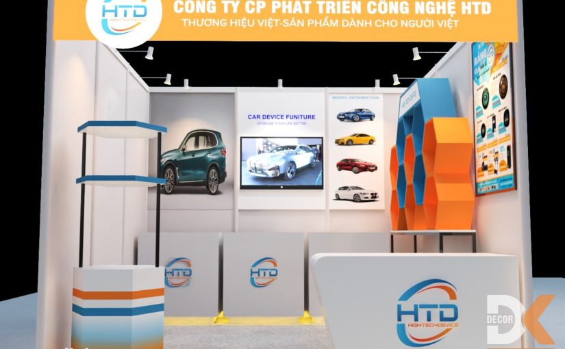 Thiết Kế Gian Hàng Triển Lãm Ô Tô Gò Vấp