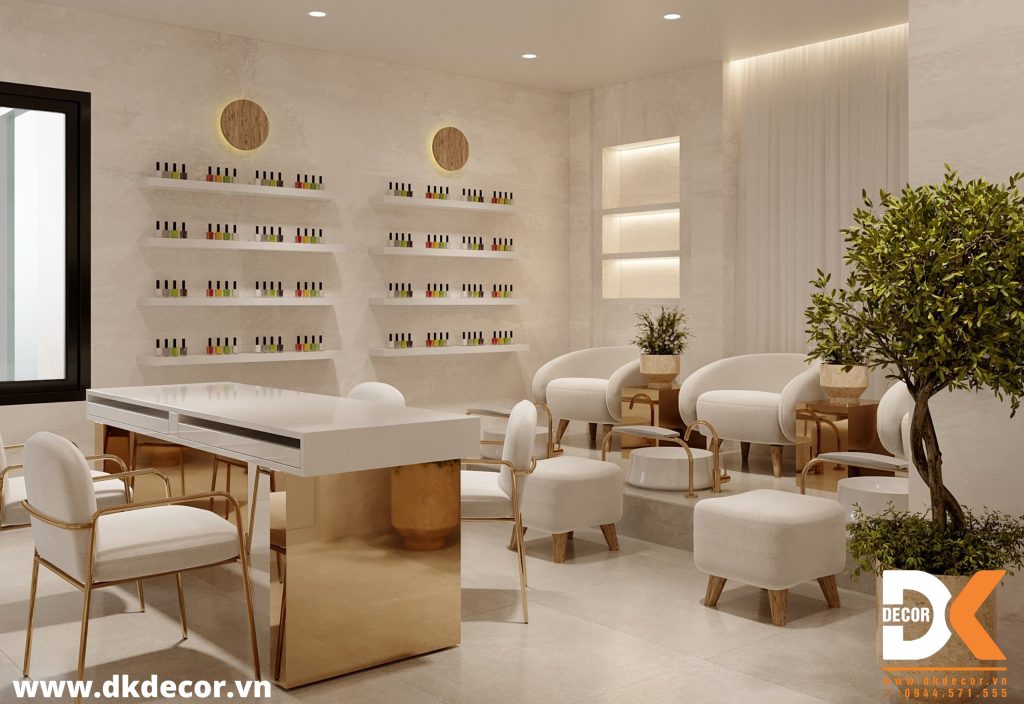 Thiết Kế Tiệm Nail Đẹp Quận Tân Phú