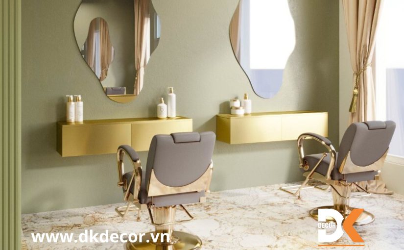Thiết Kế Nội Thất Salon Tóc Kết Hợp Nail Hiện Đại, Sang Trọng Tại Quận 2
