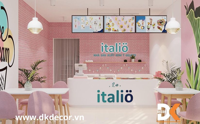 Bí Quyết Thiết Kế Quán Kem Nhỏ Đẹp, Thu Hút Khách Hàng Nhất 2024