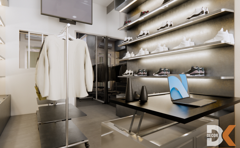 Thiết Kế Nội Thất Shop Quần Áo