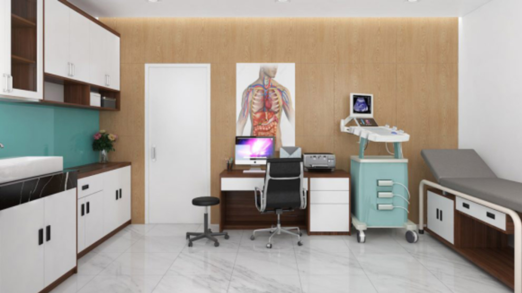 thiết kế phòng khám tại nhà