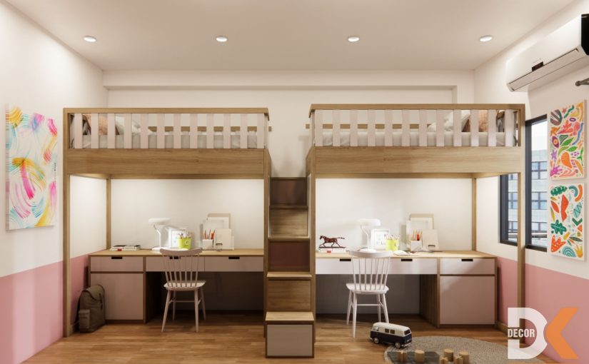 Thiết kế phòng ngủ trẻ em CMT8