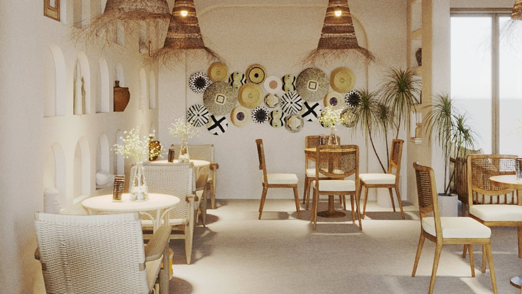 thiết kế quán cafe bắc âu