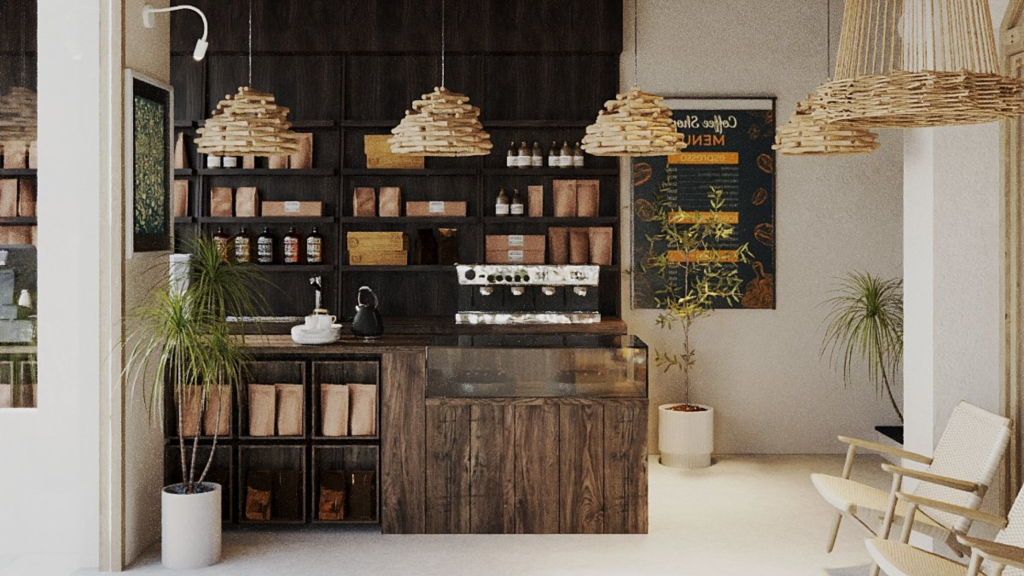 thiết kế quán cafe bắc âu quận 9