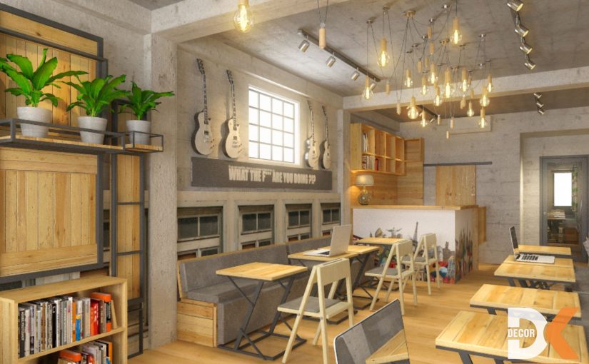 Thiết Kế Quán Cafe Ở Quận 12 HCM