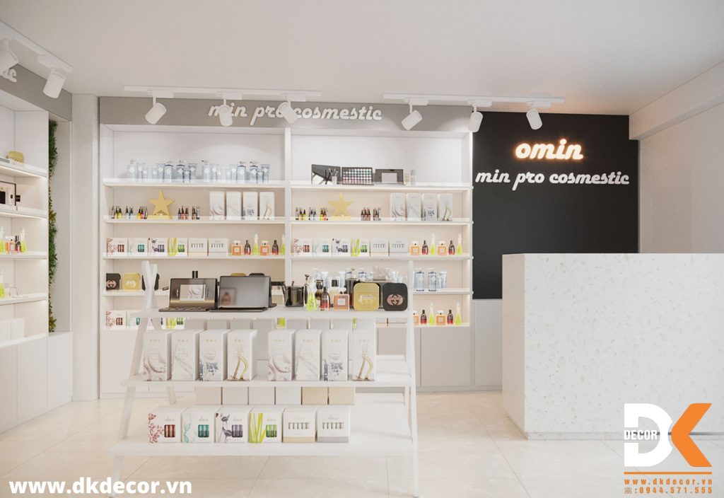 thiết kế shop mỹ phẩm quận 2