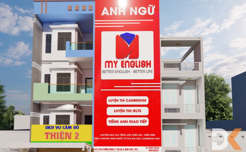 Thiết Kế Trung Tâm Anh Ngữ MyEnglish Cần Thơ