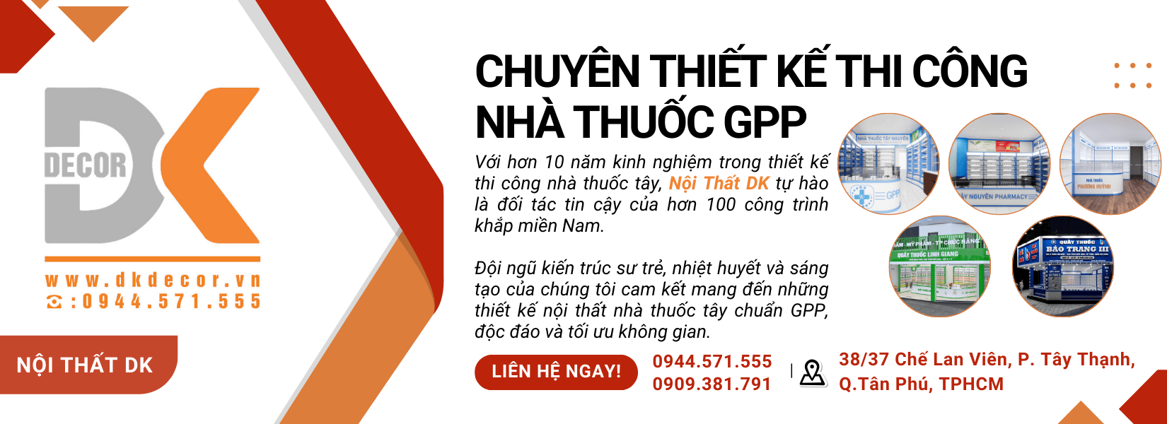 Nội Thất DK chuyên thiết kế thi công nhà thuốc đạt chuẩn GPP