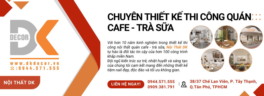 CTA - nội thất dk - chuyên thiết kế thi công quán cafe trà sữa