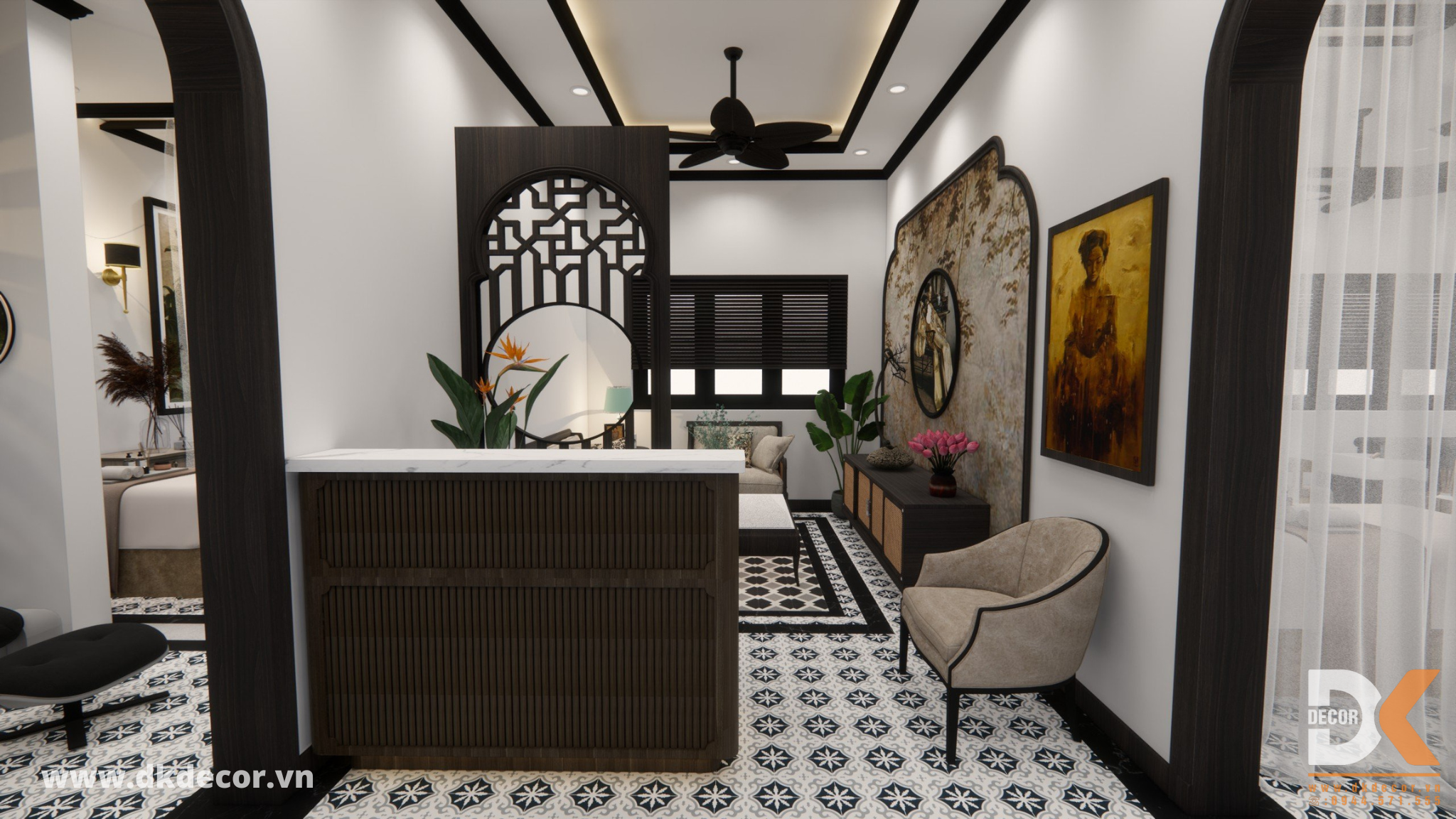 thiết kế spa indochine