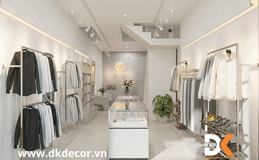 Thiết Kế Shop Thời Trang Nam Hút Khách Tại Quận 1, TPHCM