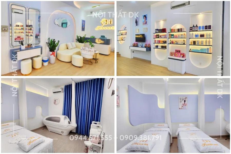 thi công nội thất spa hanna spa tân phú tại nội thất dk