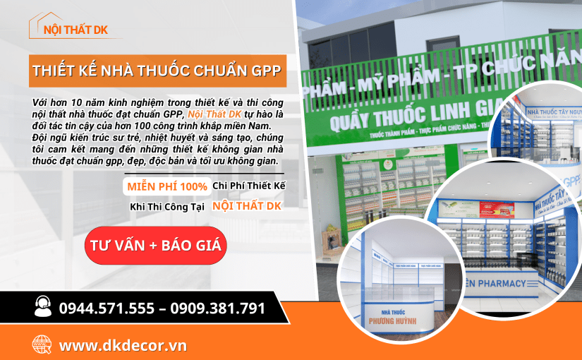 THIẾT KẾ NHÀ THUỐC