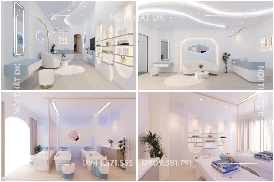 thiết kế nội thất spa hanna spa tân phú - Nội Thất DK