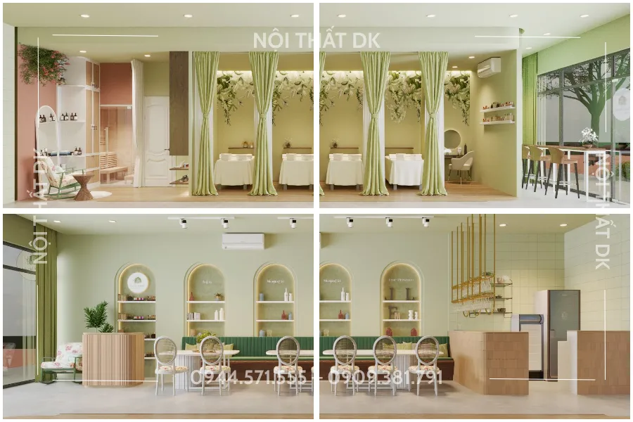 thiết kế nội thất spa mizuki