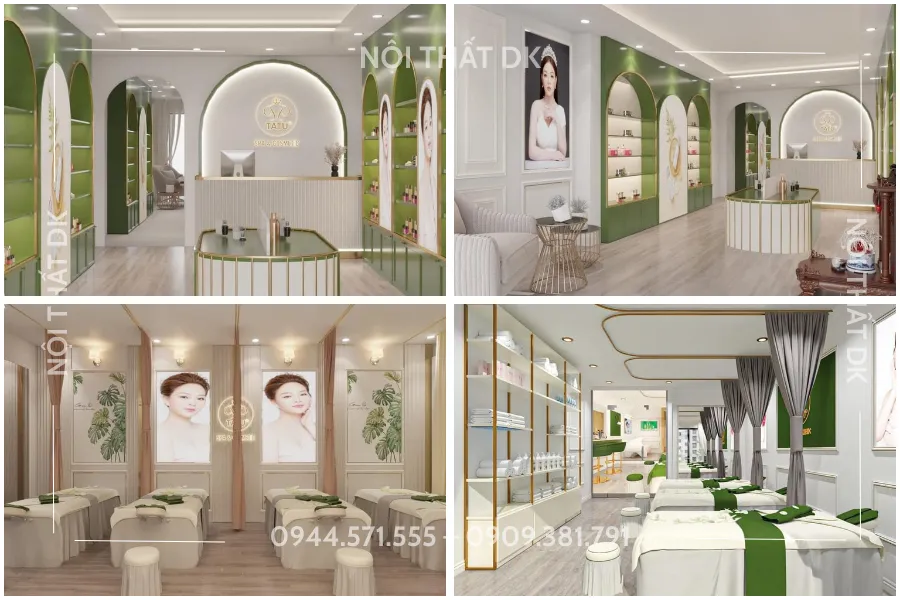 thiết kế nội thất spa quận 7 - nội thất dk