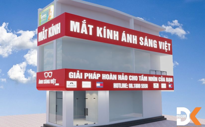 Thiết Kế Thi Công Shop Mắt Kính Ánh Sáng Việt CN2