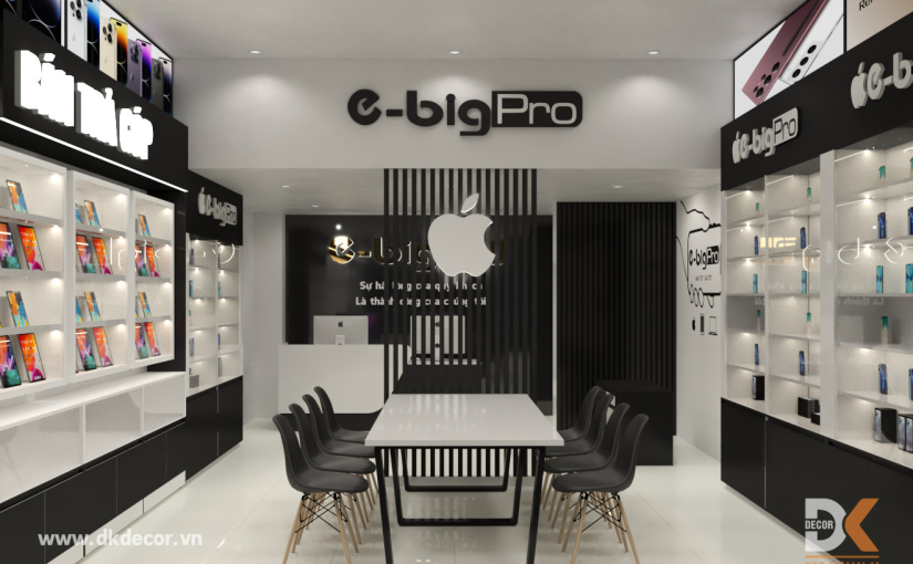 Thiết Kế Shop Điện Thoại e-big Pro – Bình Dương