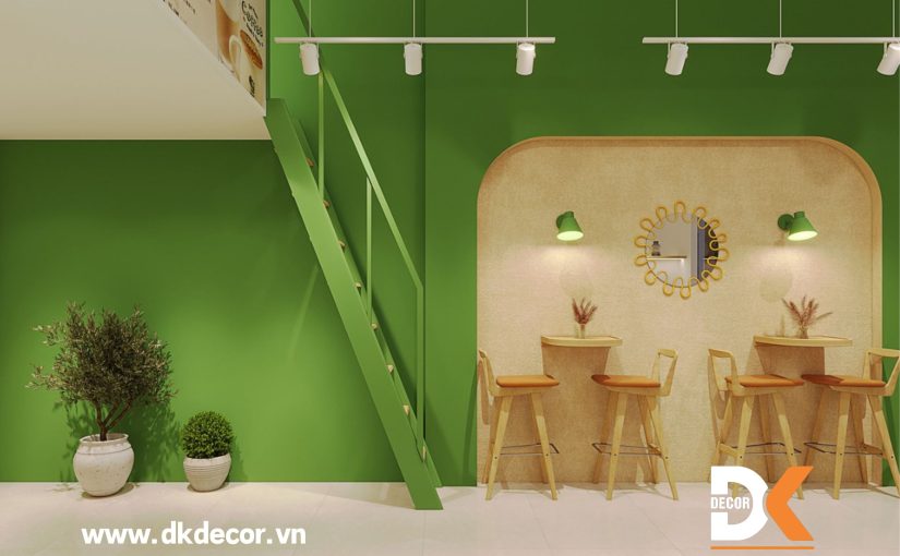 Cải Tạo Quán Trà Sữa Ấn Tượng, Bắt Mắt