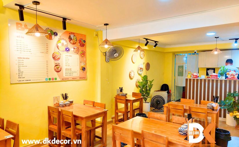 Thi Công Quán Bún Đậu Mắm Tôm BÉO – Phú Nhuận