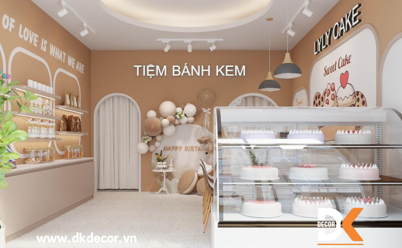 Mẫu Thiết Kế Tiệm Bánh Ngọt Hiện Đại, Đẹp Mê Mẩn