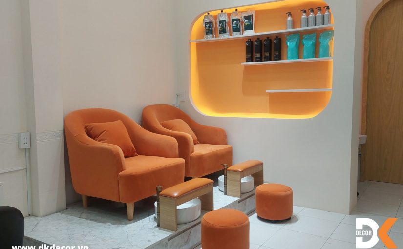 Thi Công Tiệm Nail Salon – Lotus