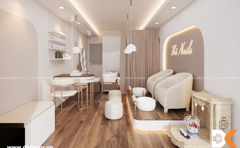 Thiết Kế Tiệm Nail Mini Quận 7 – Thỏ Nails
