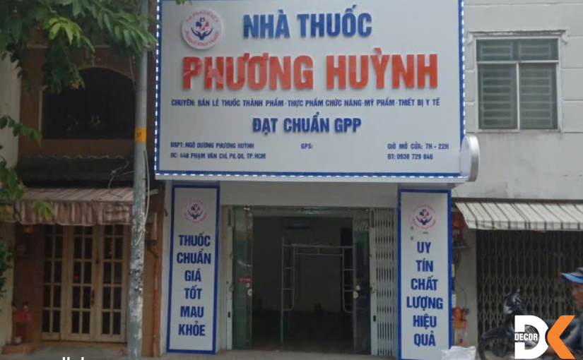 Thi Công Nhà Thuốc Phương Huỳnh Quận 6