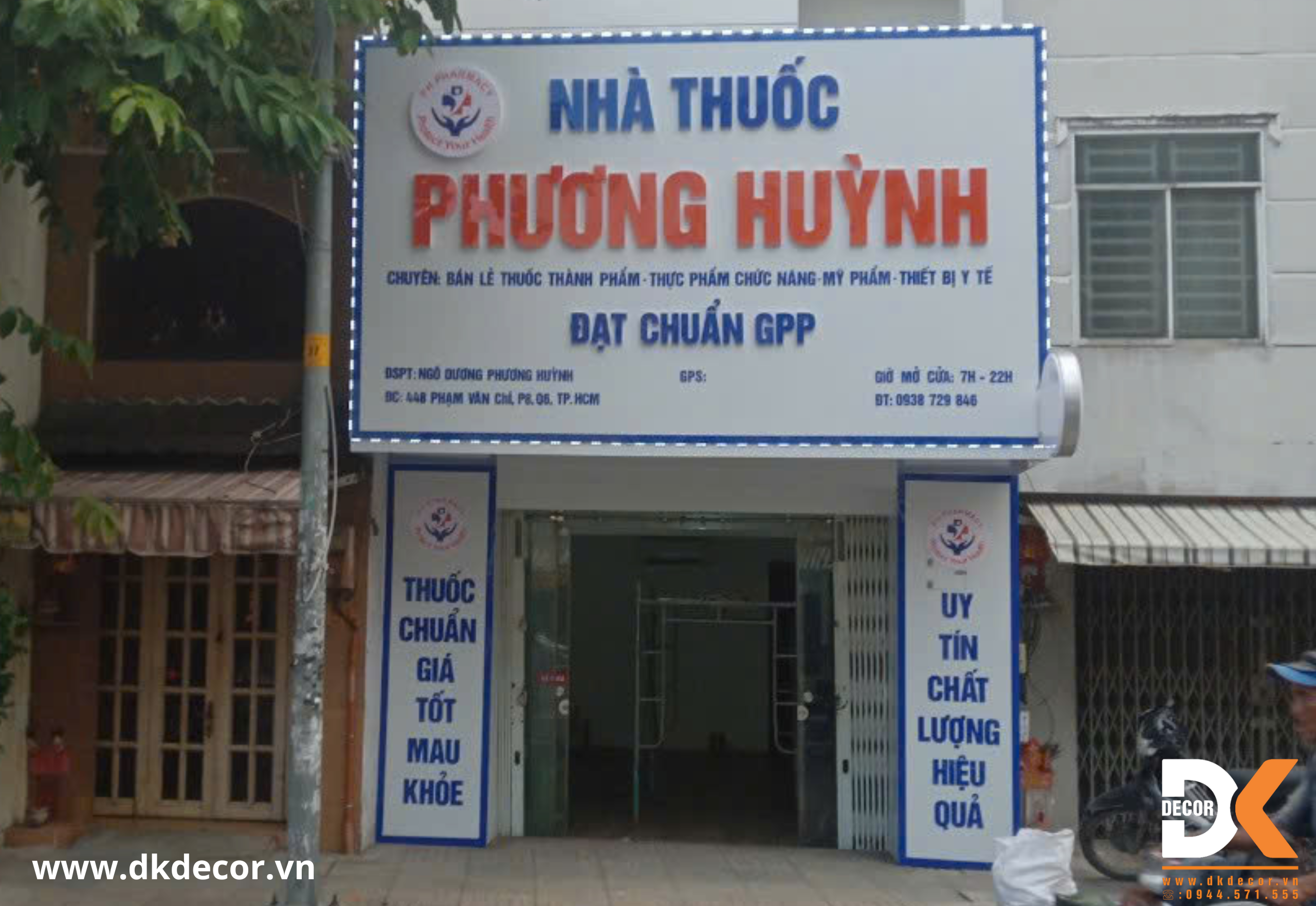 Thi Công Nhà Thuốc Phương Huỳnh Quận 6 