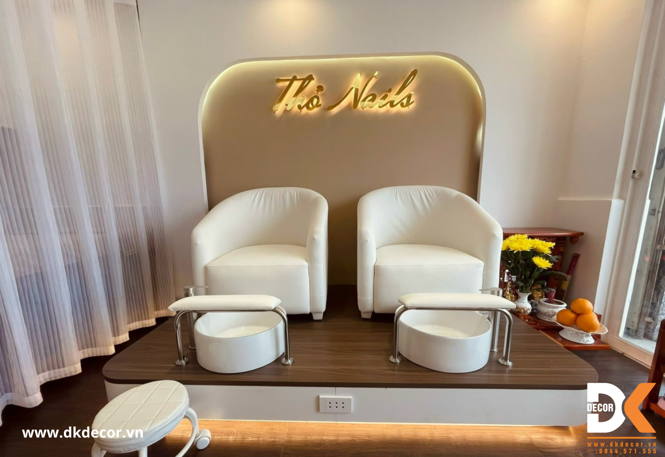 Thi Công Tiệm Nail – Thỏ Nail Quận 7 