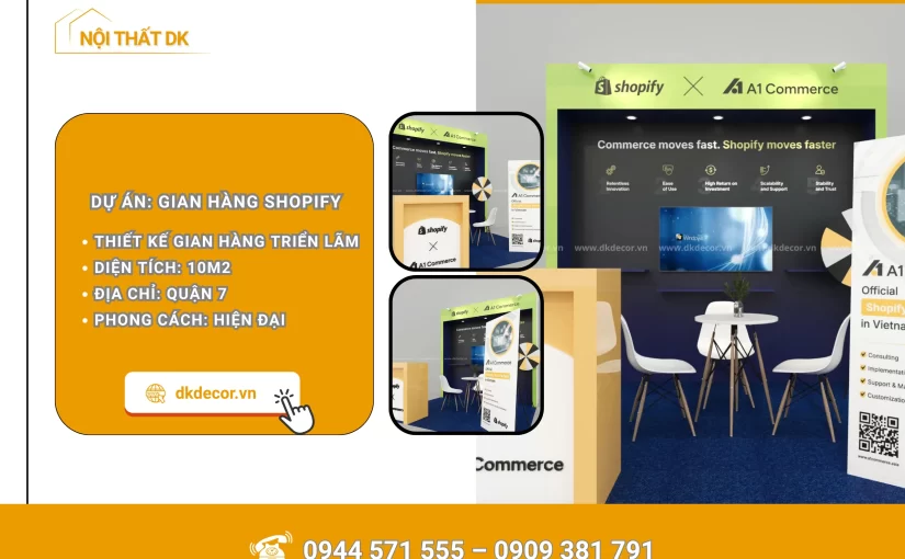 Thiết Kế Gian Hàng Triển Lãm Shopify