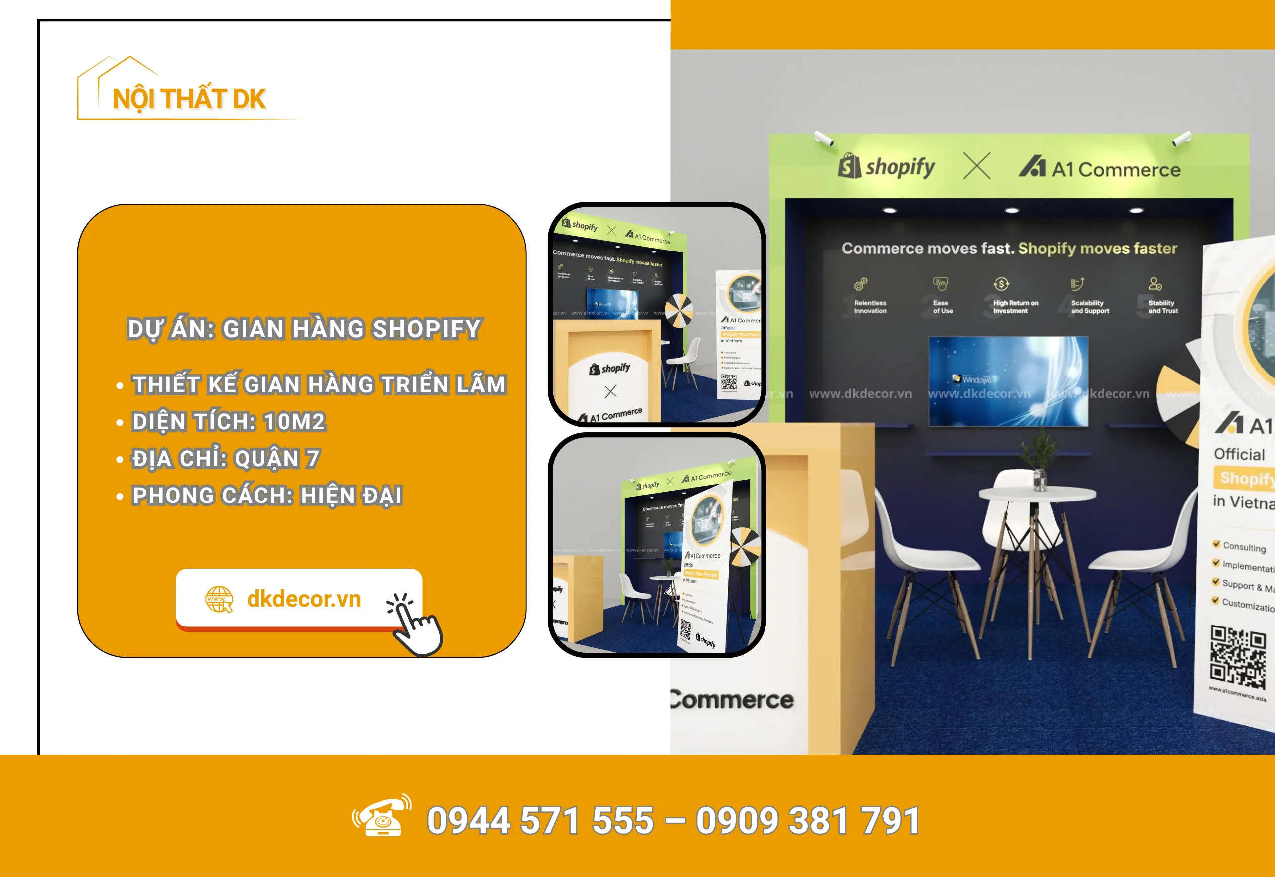 Thiết Kế Gian Hàng Triển Lãm Shopify 