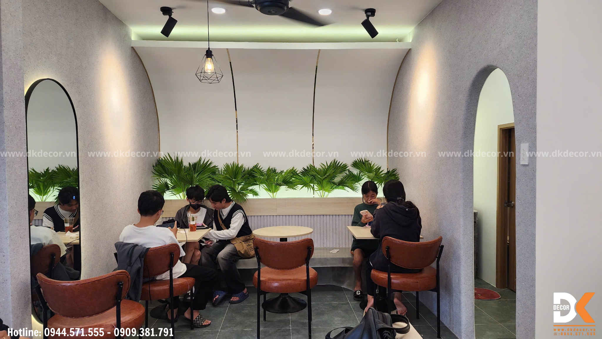 thi công quán cafe urban sip tiền giang 