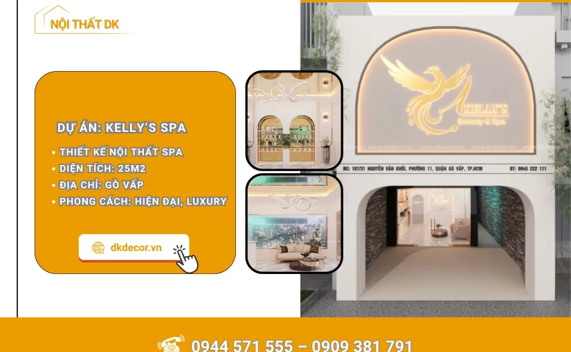 Thiết Kế Phòng Khách Spa Gò Vấp