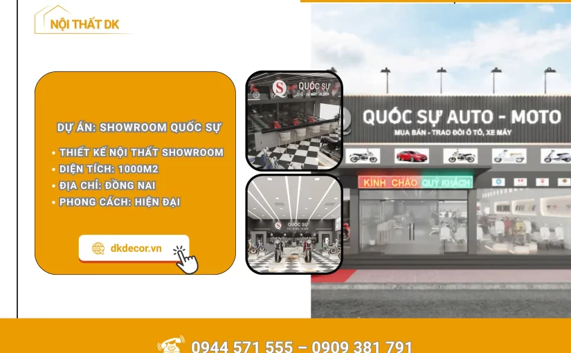 Thiết Kế Showroom Xe Máy Đồng Nai