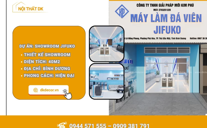 Thiết Kế Showroom Máy Làm Đá – Bình Dương