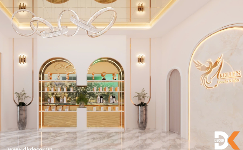 Thi Công Phòng Khách Spa Gò Vấp